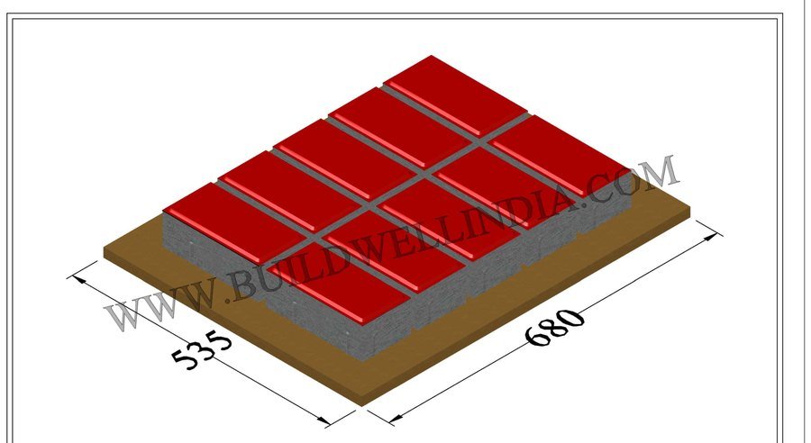 Rectangular Paver 200 × 100 × 80 mm on pallet