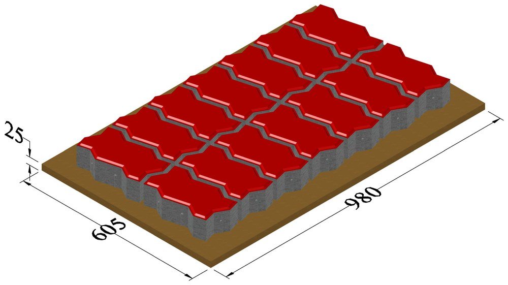 Zig-Zag Uni-Paver 225 × 112.5 mm